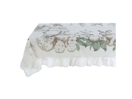VEĽKONOČNÝ OBRUS 180*310 LAPIN BLANC MARICLO (A37655)