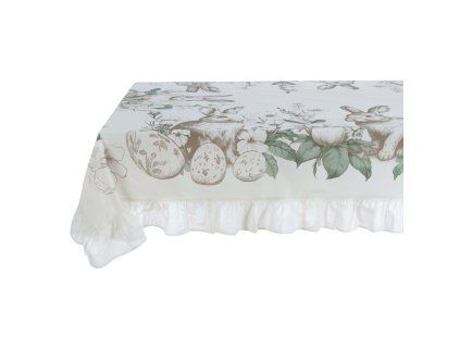 A37656 Veľkonočný obrus 180x260 Lapin Blanc Maricló (A37656)