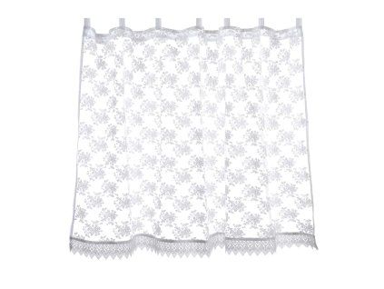VYŠÍVANÝ ZÁVES DENTELLE 80X140 BLANC MARICLO (A38720)