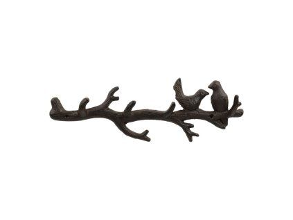 patere 4 crochets fauvette brun 32x10 5x3cm fonte 202169 202169 DEB WEB