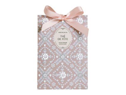 sachet parfume fete nacree the de fete
