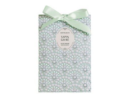 sachet parfume fete nacree sapin givre
