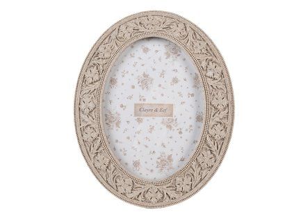photo frame 10x15 cm beige plastic picture frame
