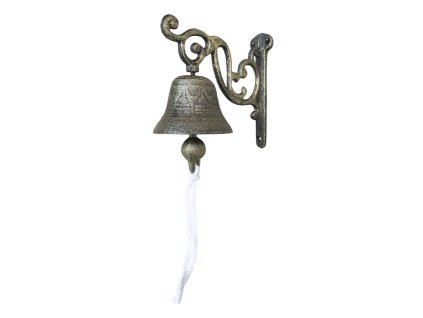KOVOVÝ NÁSTENNÝ ZVONČEK ANTIQUE (64088213)