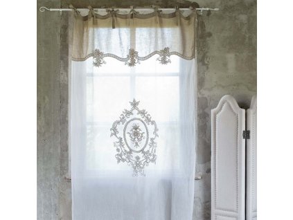 ZÁVES BOUQUET 140*300 BLANC MARICLO (A17072)