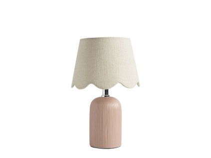 lampe sibylle et abat jour en lin petit modele