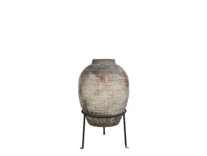 KOVOVÁ VÁZA SO STOJANOM CHIC ANTIQUE (65103219)