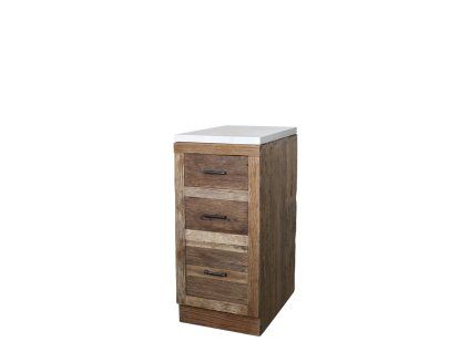 ZÁSUVKOVÁ SKRINKA GRIMAUD 3Z CHIC ANTIQUE (40060600)