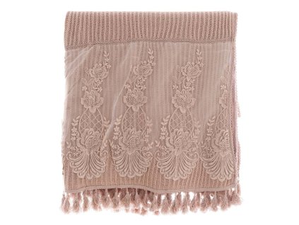 PLÉD DENTELLE 74*185 BLANC MARICLO (A3623299RO)
