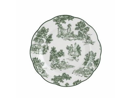 PORCELÁNOVÝ HLBOKÝ TANIER ZELENÝ BLANC MARICLO (A41222B)