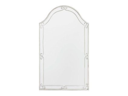 miroir apolline en metal blanchi