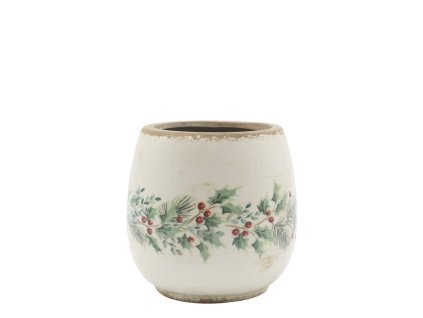 VIANOČNÝ KVETINÁČ S CEZMÍNOU CHIC ANTIQUE (65109219)