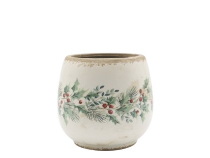 VIANOČNÝ KVETINÁČ S CEZMÍNOU CHIC ANTIQUE (65109319)