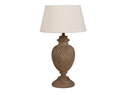 LAMPA STOLNÁ S TIENIDLOM HNEDÁ INTERIOR´S