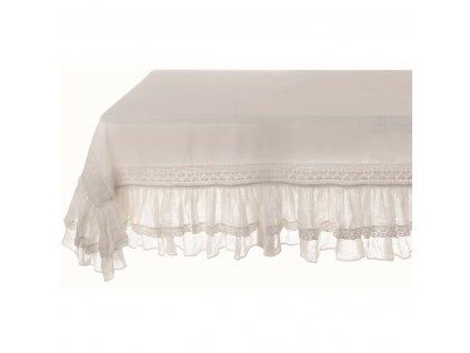OBRUS 150x150 TIEPOLO AVORIO BLANC MARICLO