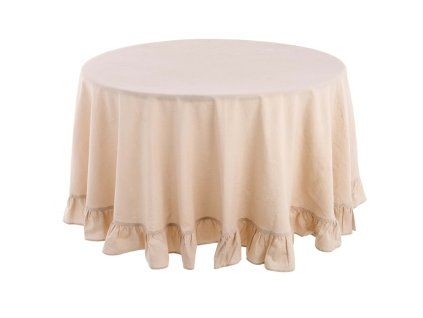 OBRUS S VOLÁNOM *160 FRILL BLANC MARICLO (A3401899BG)