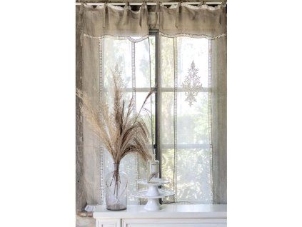 ĽANOVÝ ZÁVES DENTELLE 60*120 BLANC MARICLO (A36118)
