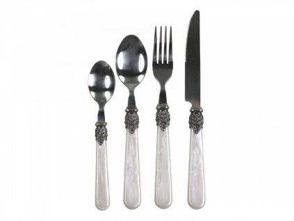 SET/4KS PRÍBOR PERLE CHIC ANTIQUE (61033102)