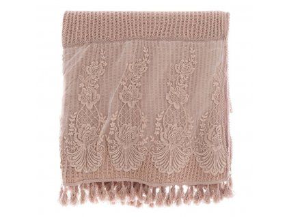 PLÉD DENTELLE 135*175 BLANC MARICLO (A3623199RO)