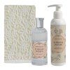 Toaletná voda Beauty Vanity 100 ml a telové mlieko Divin 250 ml s uterákom v taštičke - Jasmin.