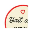 dessous de plat fait avec amour fontnel ivoire d24 201860 201860 DET01 WEB