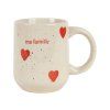 mug famille blanc mouchete rouge 35cl d8xh10cm gres 467513 467513 DEB WEB