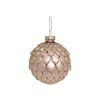 VIANOČNÁ GUĽA D8CM RUŽOVÁ CHIC ANTIQUE (52064107)