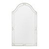 miroir apolline en metal blanchi