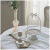 plateau sur pied noeud en metal blanchi (1)