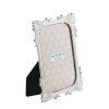cadre photo rectangulaire souvenir precieux en metal blanchi (4)