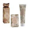 coffret baume mains et savon tresor de fleurs voile de lin