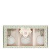 coffret boules de noel parfumees rubans de fete sapin dore