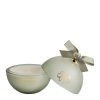 bougie parfumee boule de noel rubans de fete 210g sapin dore (2)