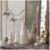 sapin cone decoratif en ceramique blanche avec led grand modele (2)