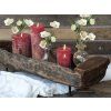 SVIEČKA RUSTIC 42h DARK RED CHIC ANTIQUE (71058033)